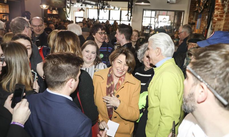 Klobuchar Casts Herself as Heartland Democrat in First Campaign Swing