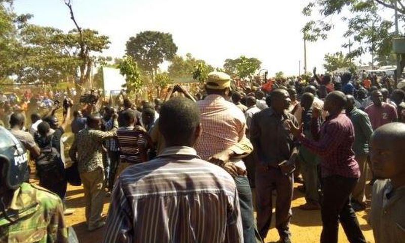 Scenes in Busia County soon after the ODM Primaries results were announced.