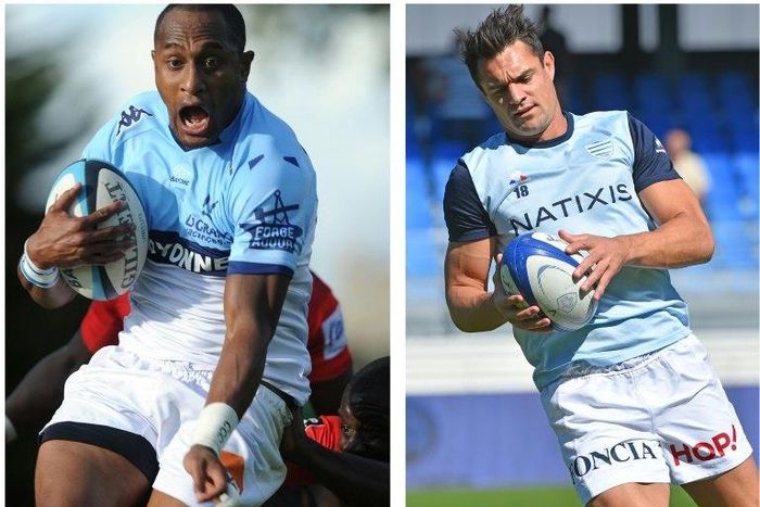 L'Equipe reported that Dan Carter (R) and Joe Rokocoko tested positive for steroids after their club Racing 92 beat Toulon