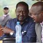 Cord leader Raila Odinga (left) and Bomet Governor Isaac Ruto at a past event. The homecoming for Ruto from South Africa will set the stage for the launch of the National Super Alliance.
