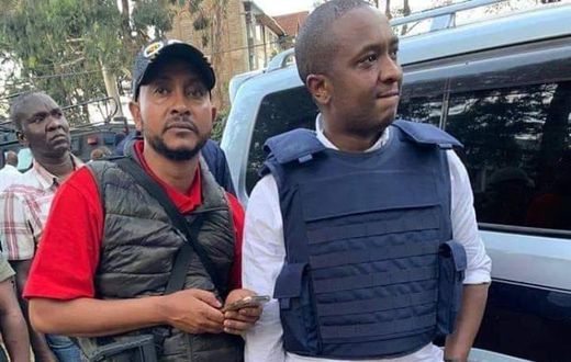 Politician Steve Mbogo causes a stir posing with guns at Dusit Hotel where Al Shabaab carried out an attack