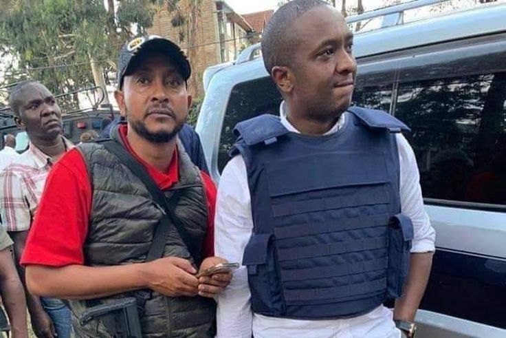 Politician Steve Mbogo causes a stir posing with guns at Dusit Hotel where Al Shabaab carried out an attack