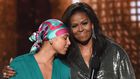 Michelle Obama stuns Grammys audience with surprise appearance