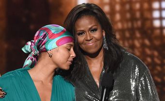 Michelle Obama stuns Grammys audience with surprise appearance