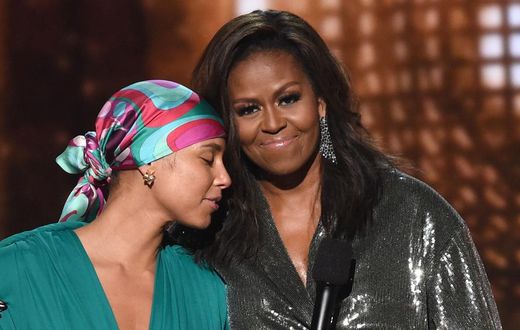 Michelle Obama stuns Grammys audience with surprise appearance