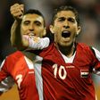 Syria's forward Firas al-Khatib, pictured in 2011, has been announced on the list of players who are due to take part in 2018 World Cup qualification matches