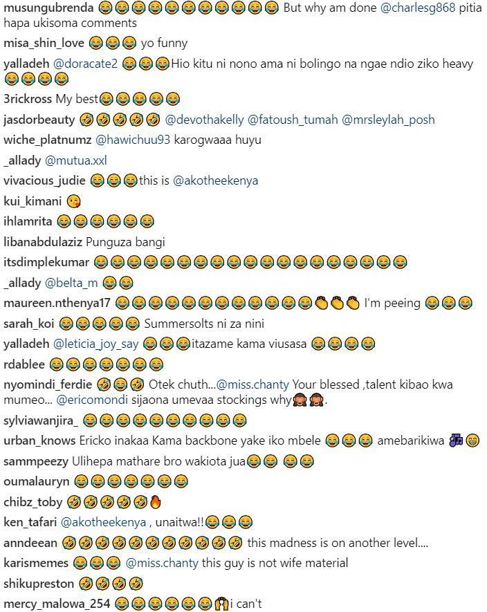 Eric Omondi’s imitation of Akothee that will leave you in stitches