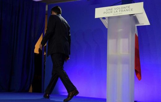 Francois Fillon was one of the big losers of the first round of the presidential elections
