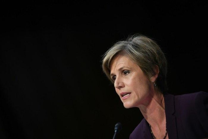 Former acting attorney general Sally Yates testifies in the Senate that she warned the White House that national security advisor Michael Flynn could be "blackmailed" by the Russians