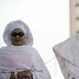 Nigerian President Mohammadu Buhari arrives with his wife Aisha, before taking oath of office in Abuja, on May 29, 2015