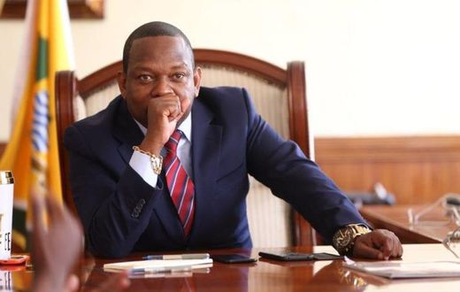 File image of governor Mike Sonko. High Court allows Peter Nderitu to demolish Glad Tidings structures in Buru Buru which was stopped by the governor