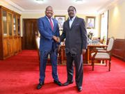 Nairobi Governor Mike Sonko with Wiper party leader Kalonzo Musyoka
