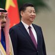 Chinese President Xi Jinping (right) welcomed Saudi King Salman bin Abdulaziz at the Great Hall of the People as Beijing continues a charm offensive toward the Middle East