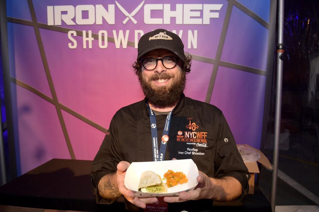 Food Network & Cooking Channel New York City Wine & Food Festival Presented By Coca-Cola - Rooftop Iron Chef Showdown: Battle Autumn Bounty hosted by Alton Brown