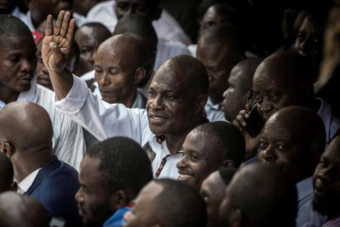"I got more than 61 percent of the vote compared with the others, who each got 18 percent," Martin Fayulu told AFP