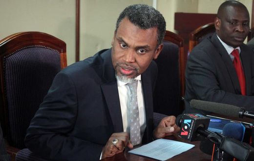 DPP Noordin Haji during a past presser (Standard)