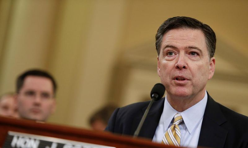 FBI Director James Comey testifies before the House Intelligence Committee hearing into alleged Russian meddling in the 2016 U.S. election, on Capitol Hill in Washington, U.S., March 20, 2017.