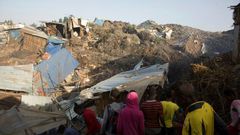 The death toll from a landslide at Ethiopia's largest rubbish dump has climbed to 113