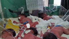 Quintuplets born to Everlyne Namukhula who hails from Sisokhe village in Navakholo Sub County (Twitter)