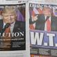 Newspapers in Sydney headline the win by Donald Trump who has yet to detail his foreign policy leaving Washington's friends and foes looking for clues to his agenda