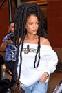 Rihanna rocking her faux locs