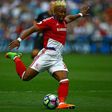 Middlesbrough's Adama Traore in action during the Premier League match against Swansea City at The Liberty Stadium in Wales, on April 2, 2017