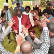 Religious leaders praying for DP Ruto at his Sugoi home on Friday (Twitter)