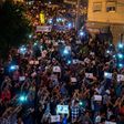 Thousands of people have been demonstrating in the Moroccan port city of al-Hoceima after authorities arrested the leader of a popular movement