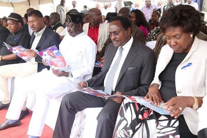 Charity Ngilu, Kalonzo Musyoka and Raila Odinga