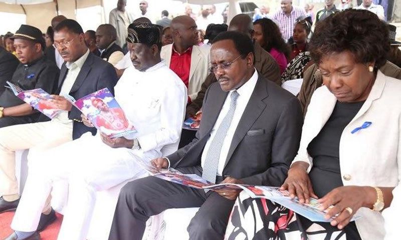 Charity Ngilu, Kalonzo Musyoka and Raila Odinga