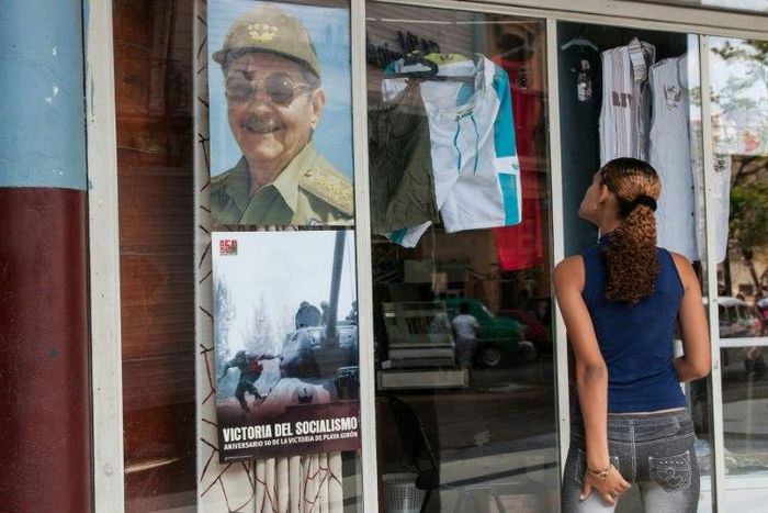 In one year on February 24, 2018 Raul Castro, pictured in poster in February 2017, will leave Cuban presidency starting a new period without a Castro leading the country