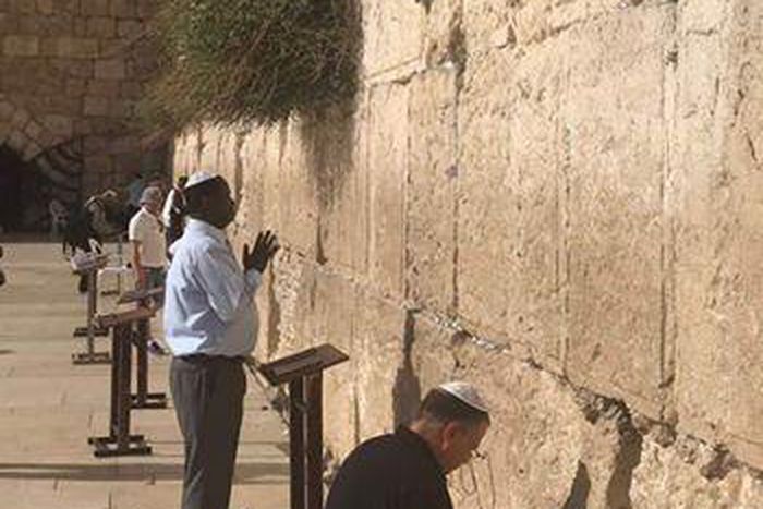 Legend says that angels descended from heaven to protect this wall.