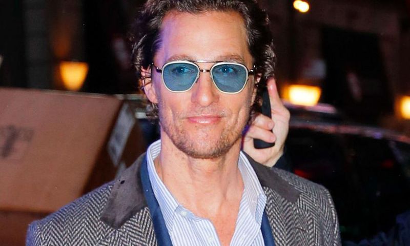 Are Matthew McConaughey’s Blue Sunglasses Cool?