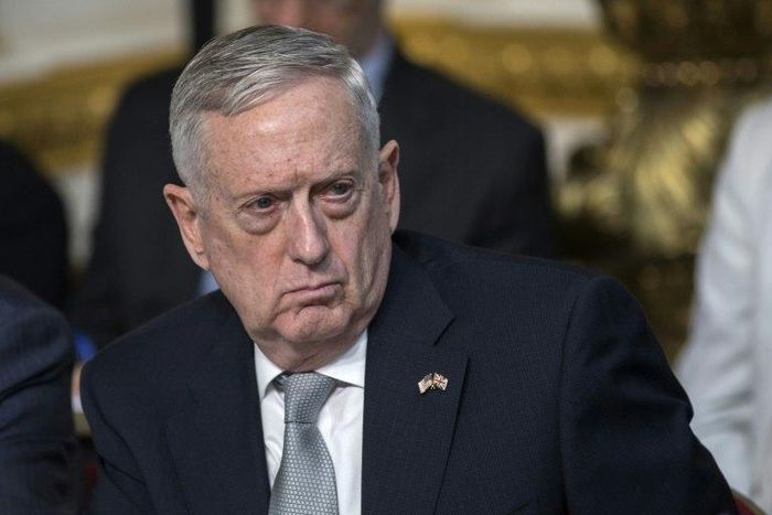 US Defense Secretary James Mattis, shown here at a conference on Somalia held in London