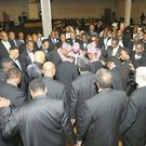 Photos from the purported Men Conference