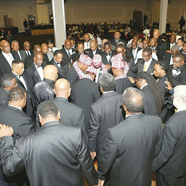 Photos from the purported Men Conference