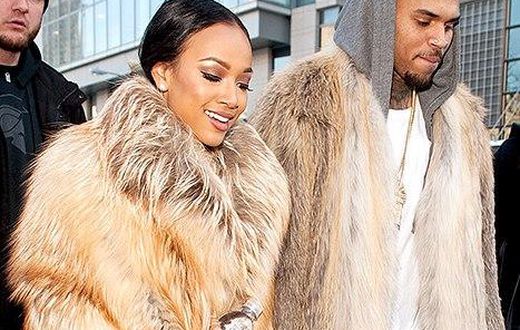 Karrueche Tran and Chris Brown during their days together