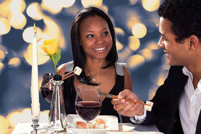 Black couple on a romantic date [Capitalfm]