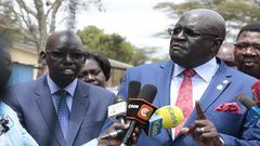 Education Cabinet Secretary George Magoha.
