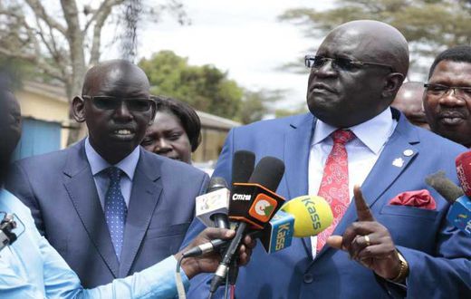 Education Cabinet Secretary George Magoha.
