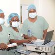 Theatre staff at the Nairobi Hospital during a past operation (Twitter)