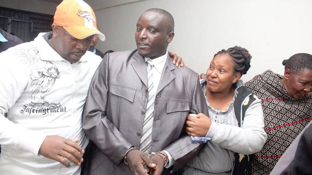 Former Ruaraka OCS Nahashon Mutua who was sentenced to death for murder