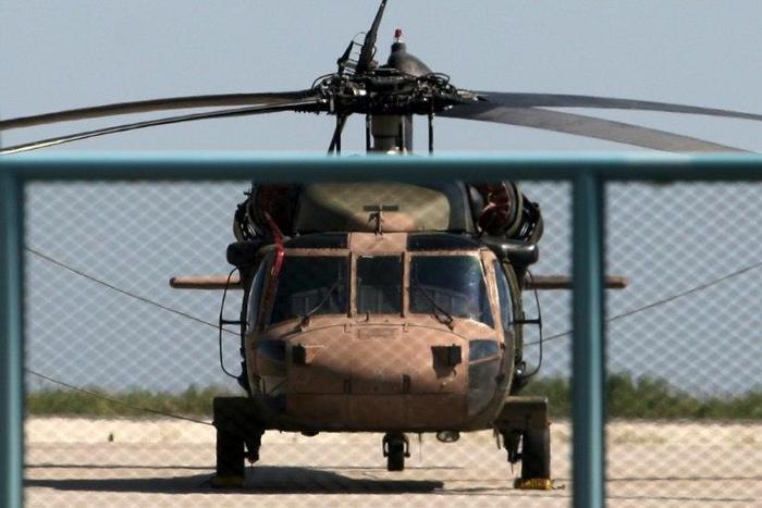 A military helicopter landed at Greece's Alexandroupolis airport on July 16, carrying eight officers who were seeking asylum after a failed coup in Turkey