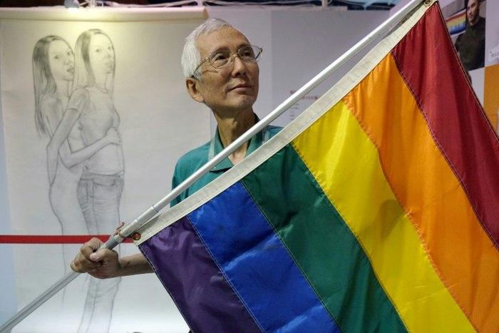 Taiwanese gay rights campaigner Chi Chia-we has been fighting for marriage equality for decades, lodging his first petition in 1986
