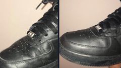 How to remove sneaker creases (Twitter @GyasiDenzel)