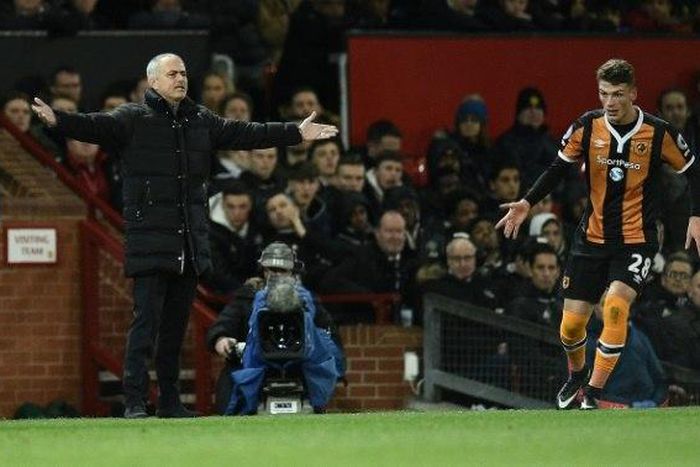 Jose Mourinho is under fire for his furious reaction to decisions that went against Manchester United in their draw with Hull