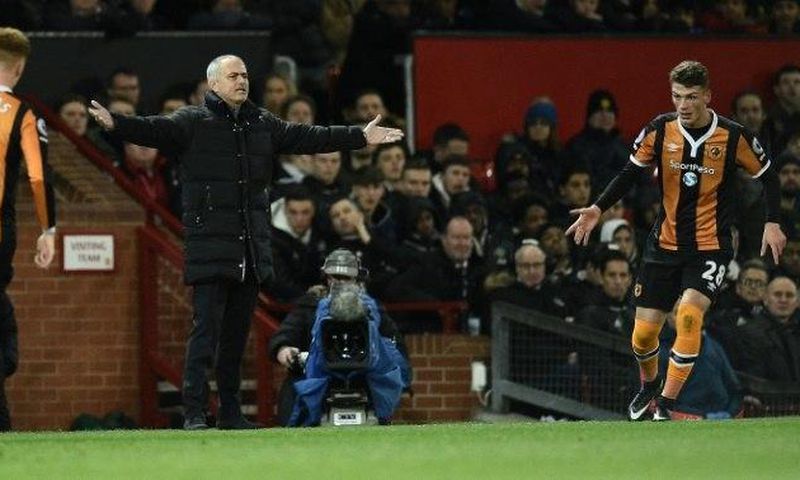Jose Mourinho is under fire for his furious reaction to decisions that went against Manchester United in their draw with Hull