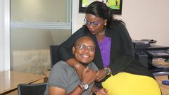 Kaka Zema and Presenter DEE