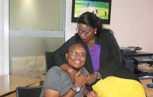 Kaka Zema and Presenter DEE