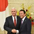 US Vice President Mike Pence and Japan's Deputy Prime Minister Taro Aso have agreed to hold further economic talks later this year that could lead to a bilateral trade deal